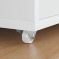 vidaXL Pojazd 12 ks Biela 42 x 11,5 x 29 mm Železo