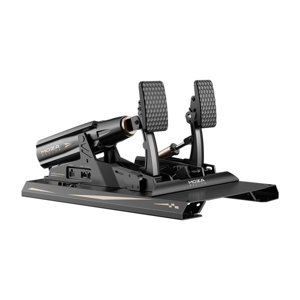 Sada plynového pedálu CRP2 + aktívny univerzálny pedál mBooster MOZA RACING mBooster Pedálová sada RS082 (PC)