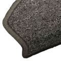 vidaXL Samolepiace schodové rohože 15 ks 80 x 24,5 x 3,5 cm Tmavosivá
