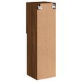 vidaXL TV skrinky s LED svetlami 2 ks hnedý dub 30,5x30x102 cm