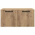 vidaXL Nástenná TV skrinka 59,5 x 41 x 30 cm Dub artisan