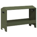 vidaXL Krmná žľab pre slede Olivová zelená 81 x 32 x 53,5 cm
