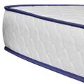 vidaXL Posteľ s matracom s pamäťovou penou béžová 90x200 cm látková