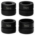 vidaXL Hydraulické krimpovacie kliešte 16-20-26-32 mm
