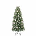 vidaXL Umelý vianočný stromček Zelená 120 cm PE a PVC
