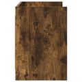 vidaXL TV skrinka 100 x 33 x 47 cm Dymový dub Kompozitné drevo