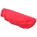 vidaXL Pláštenka pre psa s reflexnými prúžkami, polyesterová, červená, 4XL