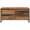 vidaXL TV skrinka 100 x 36 x 49.5 cm Staré drevo Kompozitné drevo