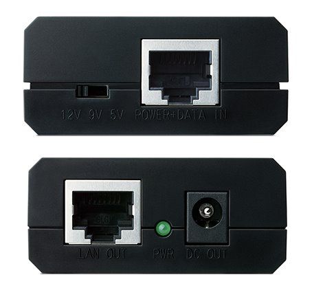 TP-Link TL-PoE10R PoE delič, napájanie 5V, 9V a 12V