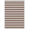 vidaXL Zebra roleta hnedá 165x230 cm šírka látky 160,9cm polyester