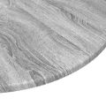 vidaXL Vrchná doska Ø 70 x 1,5 cm Okrúhly Kompozitné drevo Sivý Sonoma