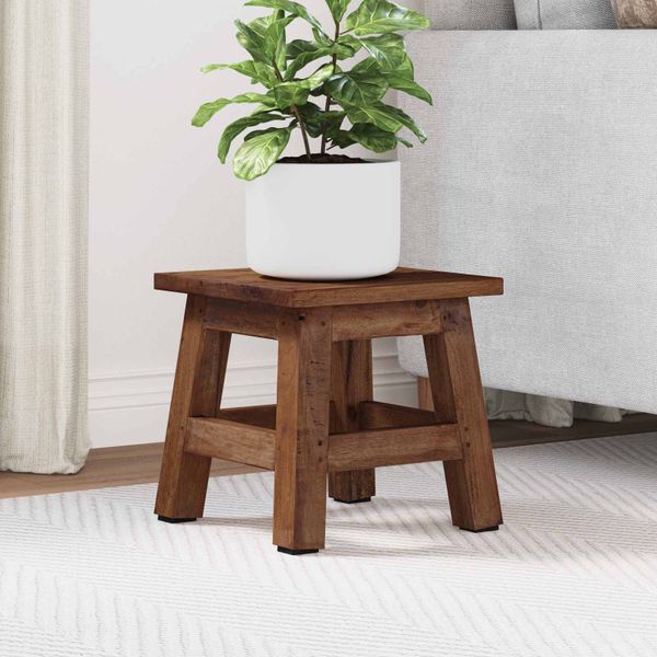 vidaXL Stolička Prírodná 26 x 26 x 26 cm Mahagónové drevo