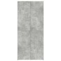 vidaXL Skriňa na topánky 80 x 35.5 x 180 cm Kompozitné drevo Sivá