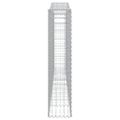 vidaXL Oblúkové gabionové koše 10 ks 400x30x140/160 cm pozink. železo