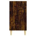 vidaXL Komoda tmavý dub 57x35x70 cm drevotrieska