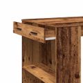 vidaXL Barový stôl staré drevo 102x70x103,5 cm kompozitné drevo