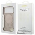 Puzdro Guess 4G Circle Classic Logo MagSafe pre iPhone 17 Pro Max ružové