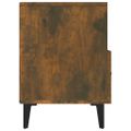 vidaXL TV skrinka dymový dub 80x36x50 cm spracované drevo