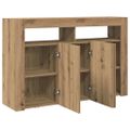 vidaXL Servírovacia skriňa Remeselný dub 116 x 30 x 75 cm