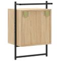 vidaXL Nočné skrinky nástenné 2 ks dub sonoma 40x30x61cm kompoz. drevo