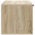 vidaXL Nástenná TV skrinka Nástenný Dub sonoma 78,5 x 31 x 30 cm