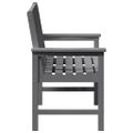 vidaXL Záhradná lavička Svetlosivá 120 x 59 x 88 cm HDPE