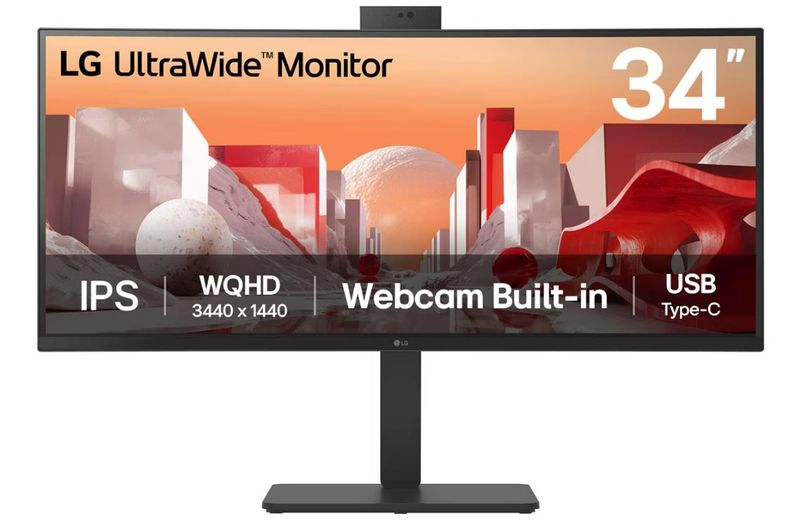 LG UltraWide/34BA85QE-B/34''/IPS/3440x1440/60Hz/5ms/Black/2R