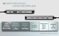 i-tec USB-C Metal Nano 3x Display (DP, HDMI and VGA) Docking Station, Power Delivery 100W Dokovací stanice, 3× video výstup (DP/HDMI/VGA), 5× USB 5 Gbps, Gigabit Ethernet, Power Delivery 100 W, hliníkové telo, USB-C kab