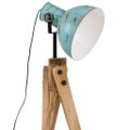vidaXL Podlahová lampa 25 W šmuhovaná modrá 45x45x120 cm E27