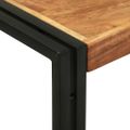 vidaXL Konzolový stôl Hnedá 120 x 33 x 75 cm Pevné akáciové drevo