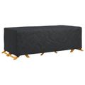 vidaXL Obal na nábytok Jednofarebný Čierna 300 x 110 x 70 cm 210D