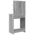 vidaXL Toaletné stolíky do spálne Sivý Sonoma 80 x 39,6 x 135 cm