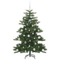 vidaXL Umelý Sklápací Vianočný Stromček Zelená 150 cm PVC a oceľ