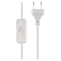 Stolná lampa EMOS Z7640W POPPY s žiarovkou E27, biela