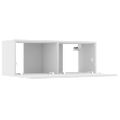 vidaXL TV skrinky 4 ks biele 80x30x30 cm spracované drevo