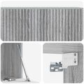 vidaXL Nástenná TV skrinka 98 x 41 x 30 cm Sivá sonoma