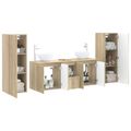 vidaXL Sada kúpeľňového nábytku 5 ks Dub sonoma 33 x 34,5 x 100 cm