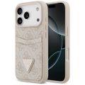 Puzdro Guess 4G Double Card Triangle pre iPhone 17 Pro ružové