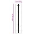 vidaXL Vrecia s pieskom 100 ks Tmavozelená 120 x 27 cm HDPE