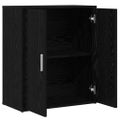 vidaXL Servírovacia skriňa 2 ks Čierny dub 60 x 31 x 70 cm