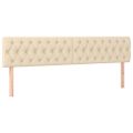 vidaXL Boxspring posteľ s matracom krémová 200x200 cm látka
