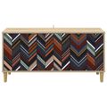 vidaXL TV skrinka OMMEN 102 x 33 x 50 cm Sonoma Kompozitné drevo