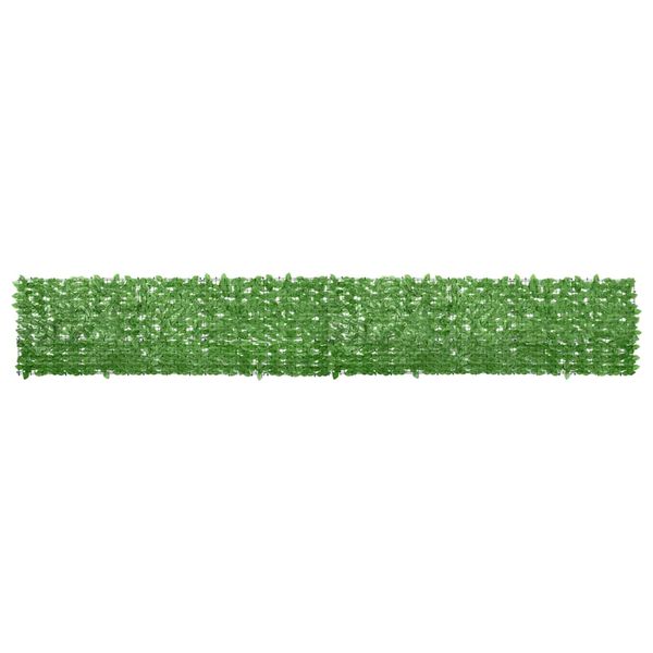 vidaXL Balkónová markíza so zelenými listami 500x75 cm