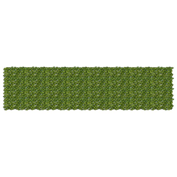 vidaXL Balkónový plôtik s listami Zelená a žltá 400 x 100 cm
