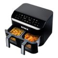 TESLA AirCook DualZone Q460 XXL - multifunkčná duálna digitálna horúcovzdušná fritéza