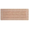 vidaXL Behúň MARSA Biela 100 x 400 cm Polyester a PVC