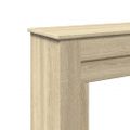 vidaXL Obloženie krbu dub sonoma 90x30x90 cm kompozitné drevo