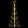 vidaXL LED vianočný stromček 447 LED teplá biela 250 cm