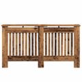 vidaXL Kryt radiátora Staré drevo 152 x 19 x 81,5 cm Kompozitné drevo