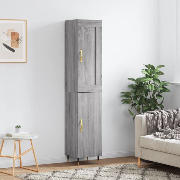 vidaXL Vysoká skrinka dub sonoma 34,5x34x180 cm spracované drevo